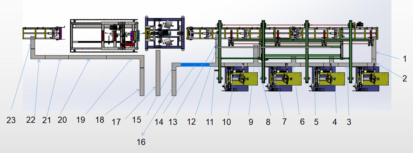Automated Extruded Aluminum Profile Packaging Line - Thumbnail 3