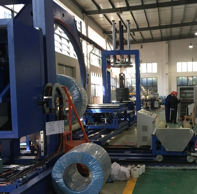 Automatic Wire Coil Compacting and Strapping Line - Thumbnail 3