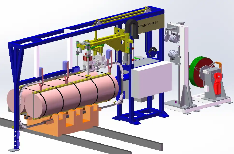 Horizontal Circumference Coil Strapping Machine - Thumbnail 5