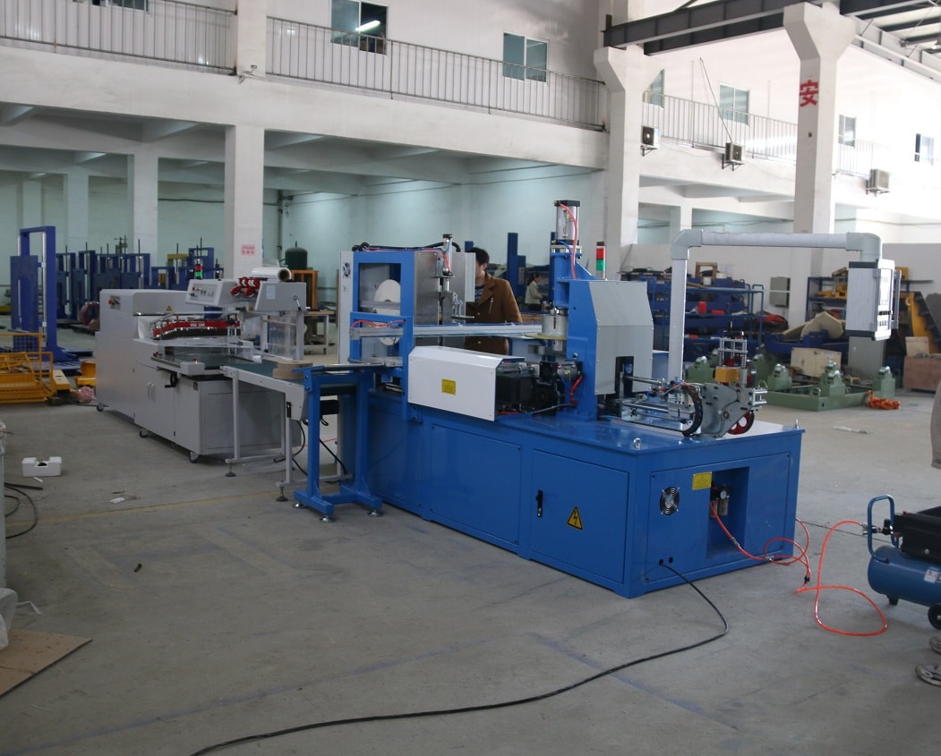 Automatic Cable Coiling and Heat Shrink Wrapping System