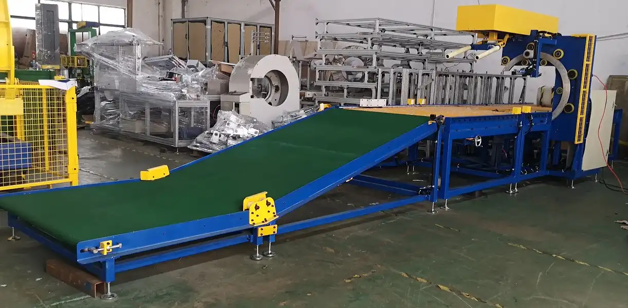 Automatic Horizontal Tire Stretch Wrapper