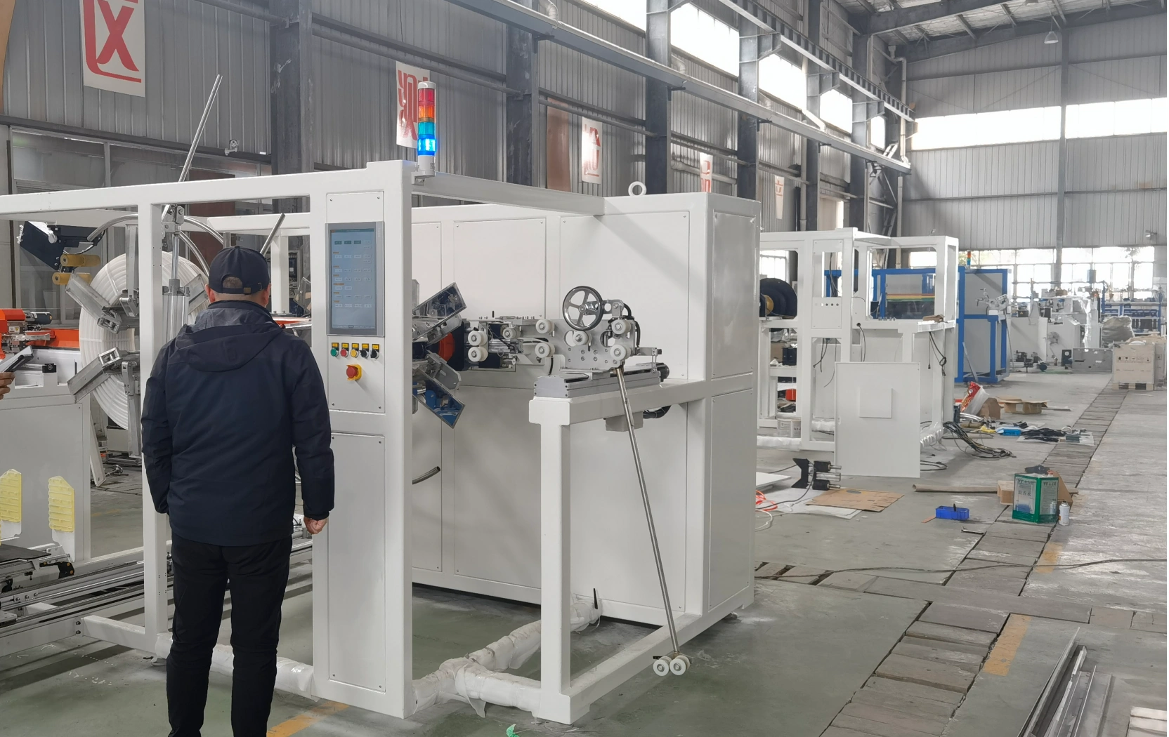 FCL-V800 Automatic Pipe Winding & Strapping Machine - Thumbnail 5