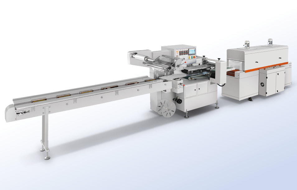 Automatic Flow Wrapping and Shrinking Machine LD-059