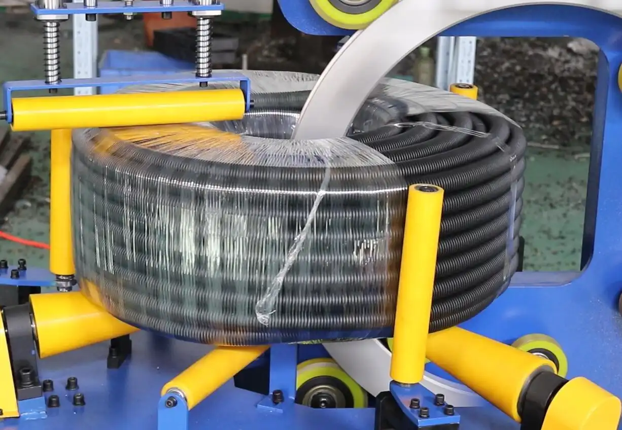 Industrial HDPE Pipe Coil Packing Machine - Thumbnail 5