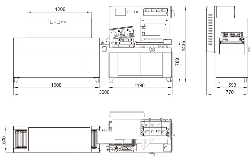 FP-250A Fully Automatic L-Bar Shrinking Machine - Thumbnail 3