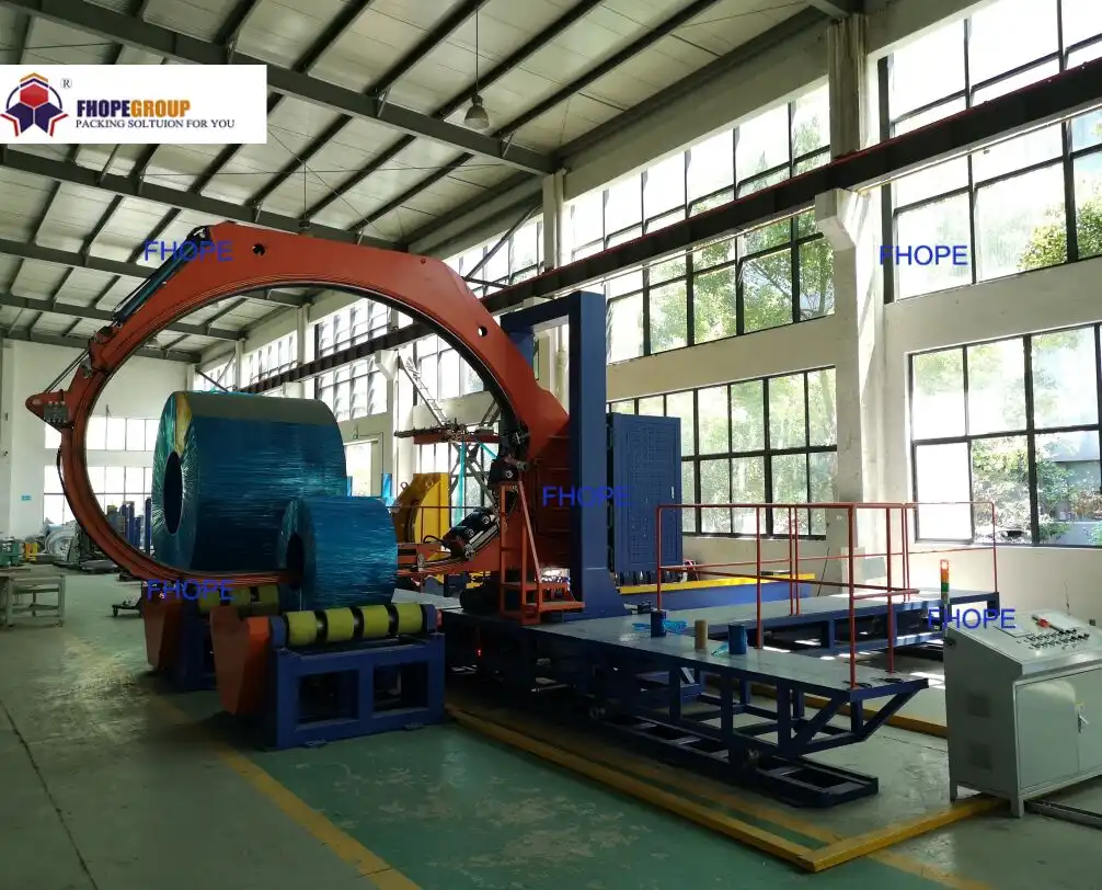 Master Steel Coil Orbital Wrapping Machine