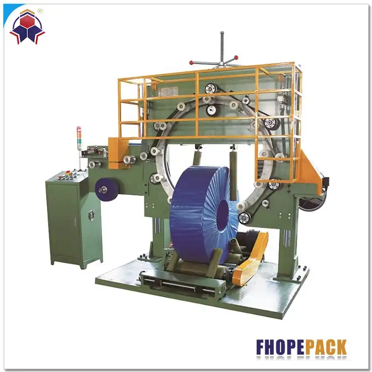 FPS-300 Semi-Automatic Steel Coil Wrapping Machine