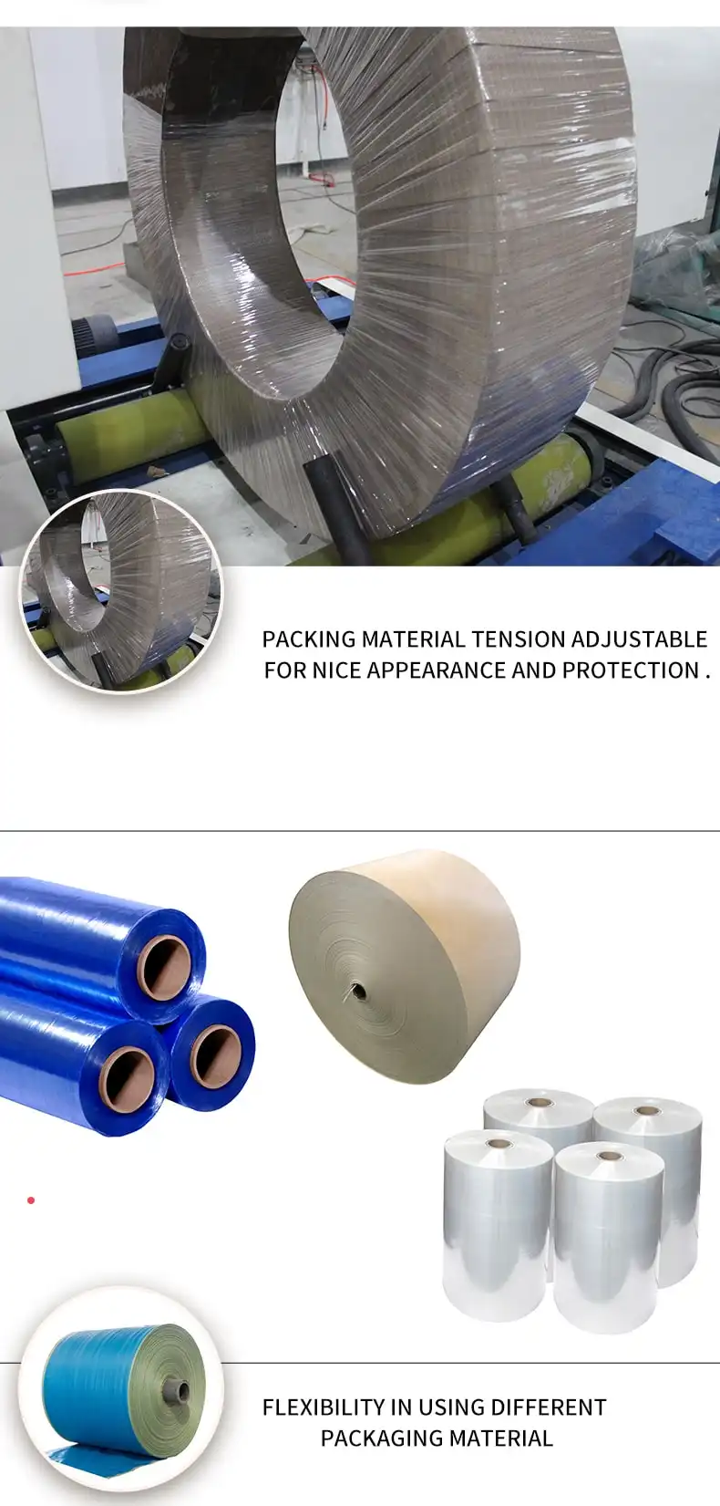 Industrial Aluminum Coil Paper Wrapping System with Integrated Transport Trolley - Thumbnail 5