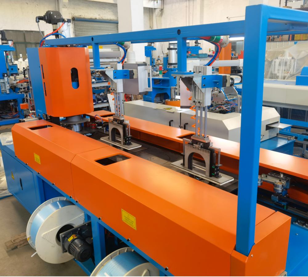 Fully Automated Cable Coiling, Strapping, and Stacking System