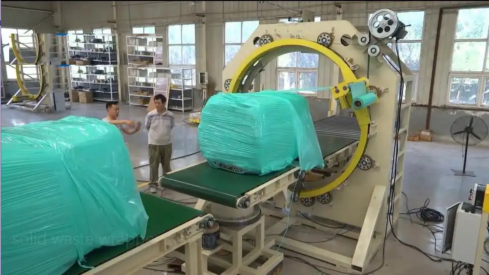 Industrial Horizontal Stretch Wrapping Machine - Thumbnail 2