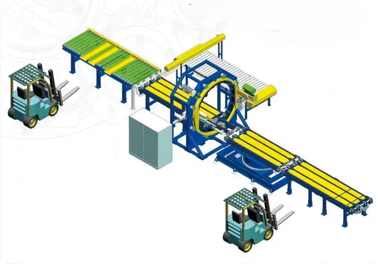 Industrial Horizontal Stretch Wrapping Machine - Thumbnail 5