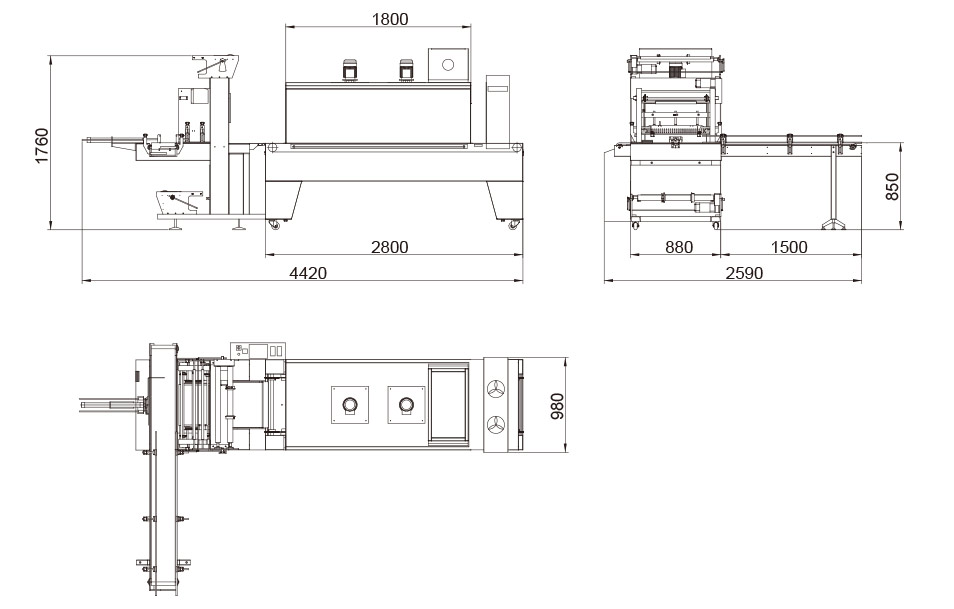 SK-080A Automatic Sleeve Shrinking Machine - Thumbnail 5