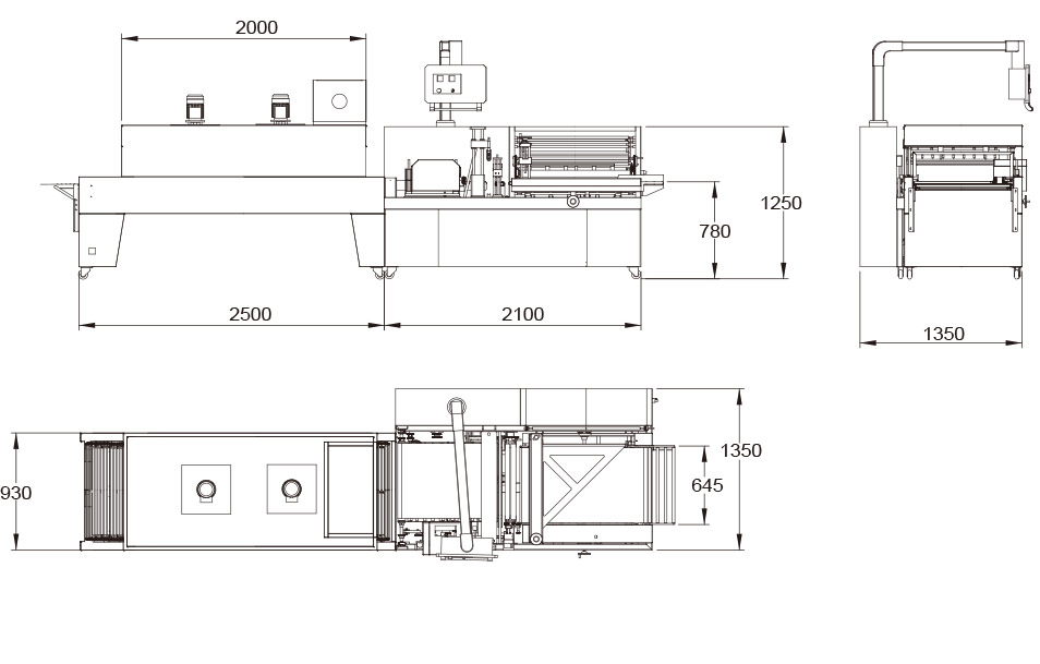 MO-600 Fully Automatic Side Seal Shrinking Machine - Thumbnail 3