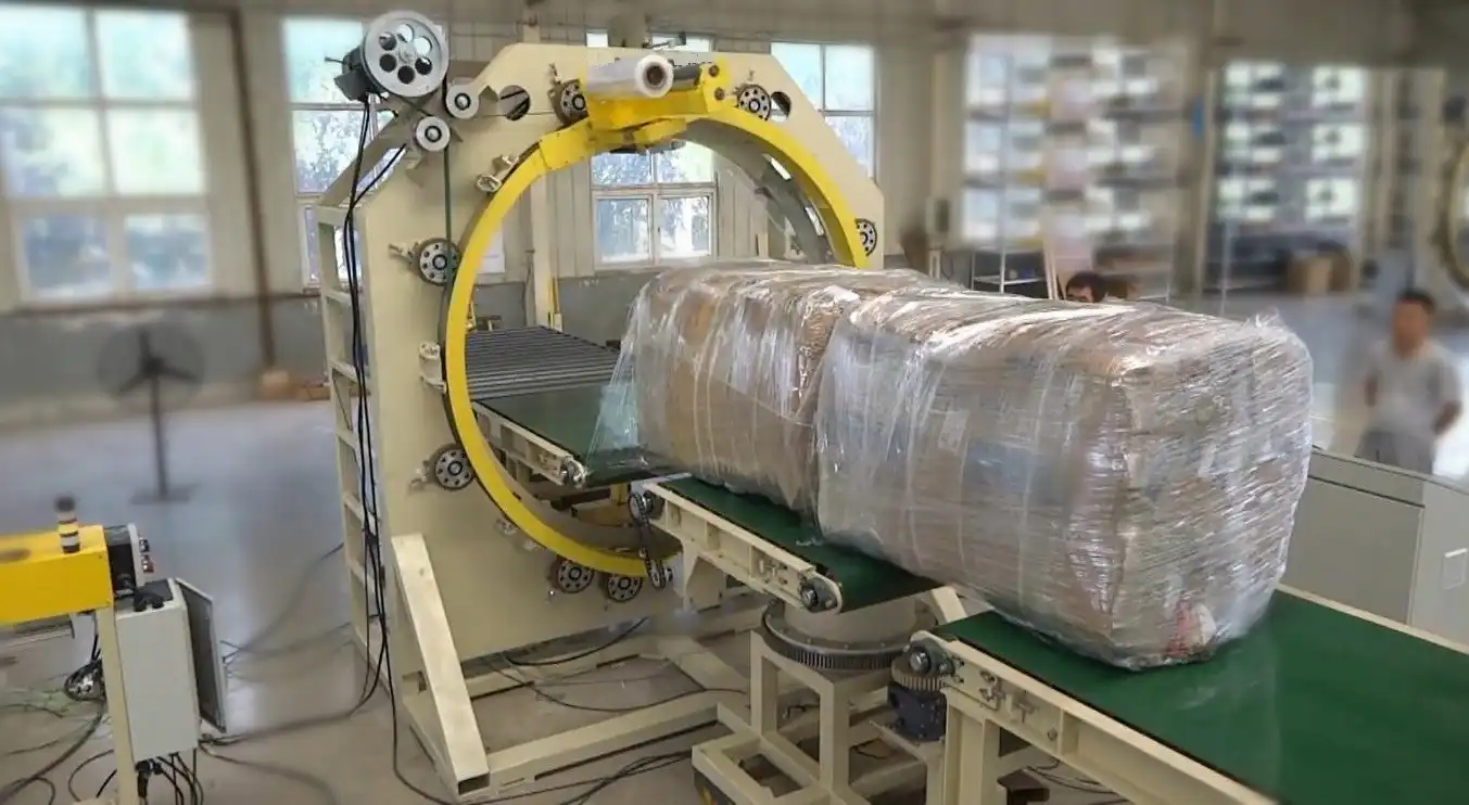 Industrial Horizontal Stretch Wrapping Machine