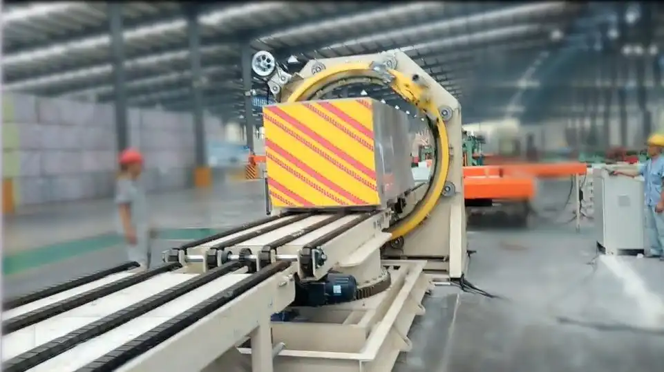 Six-Sided Horizontal Orbital Stretch Wrapper for Panel & Board Packaging - Thumbnail 3