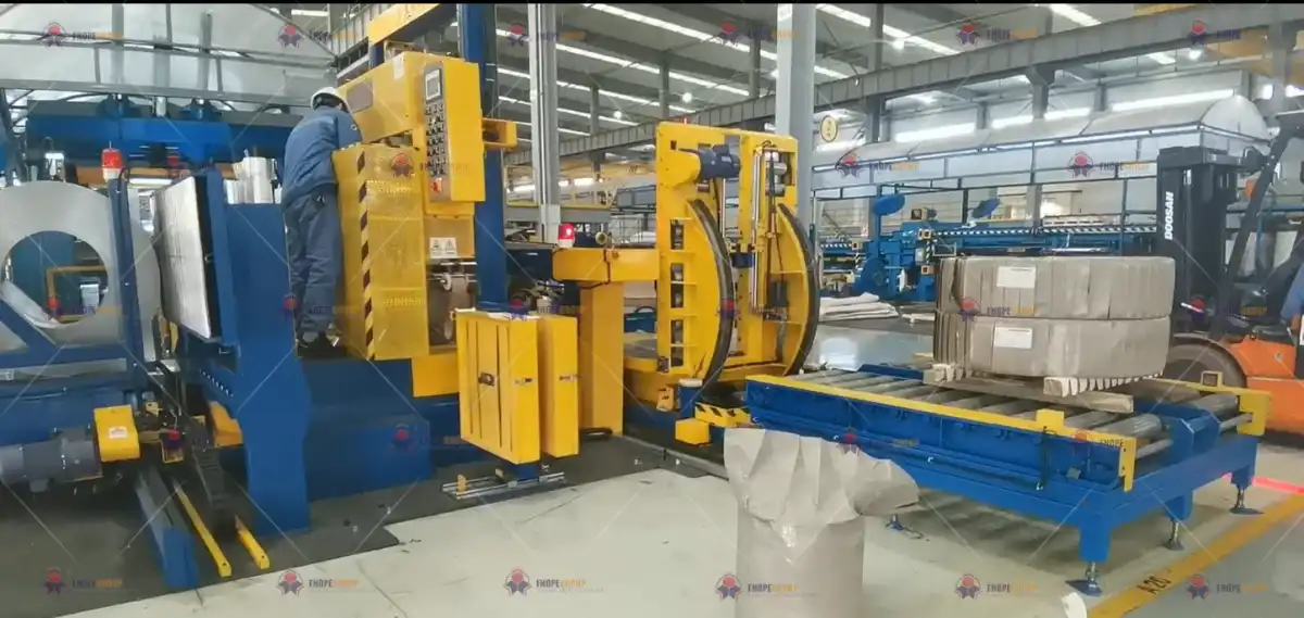 Economic Vertical Steel Slitting Coil Packaging Line - Thumbnail 3