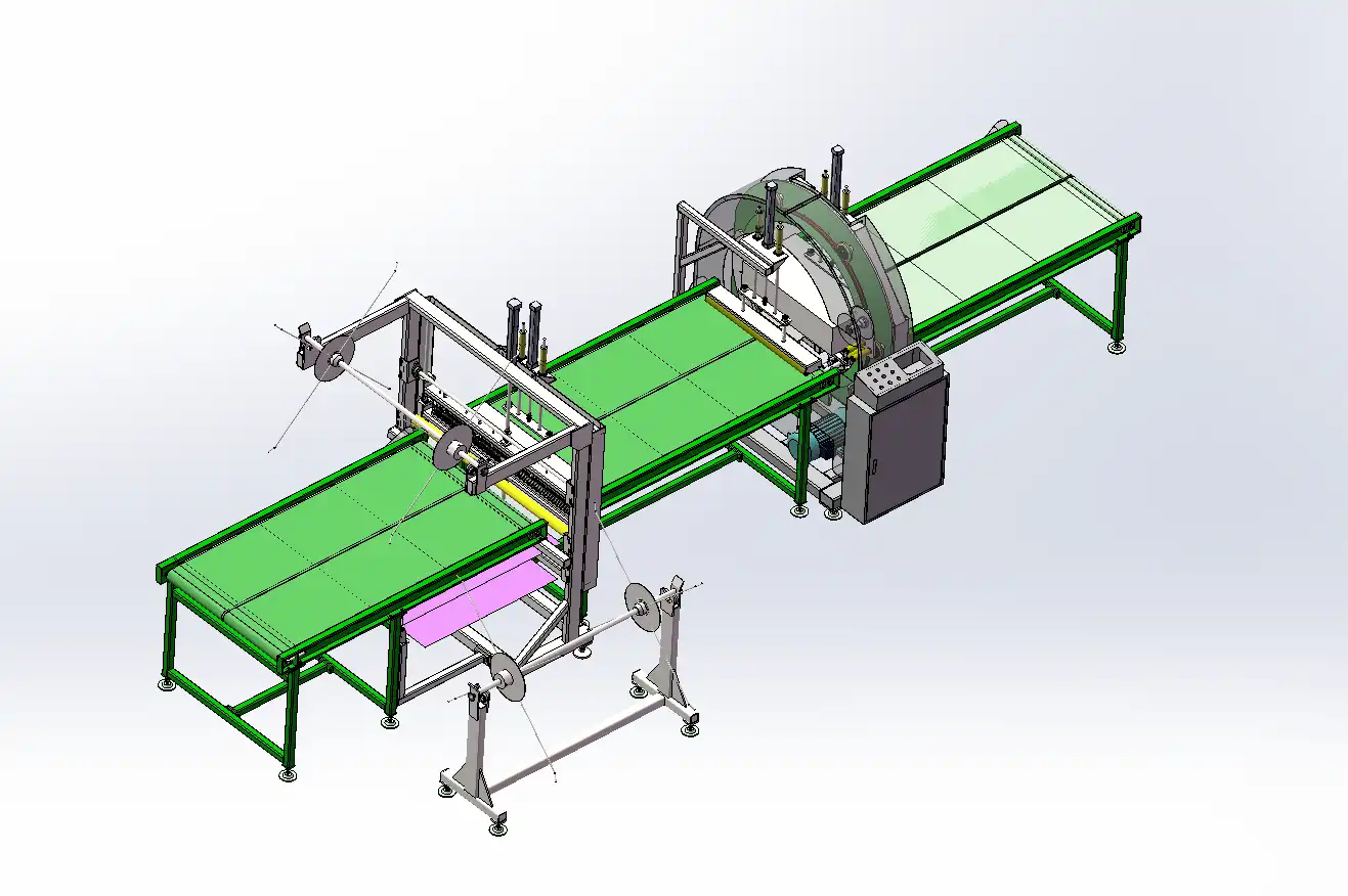 E500 Series Orbital Horizontal Stretch Wrapping System - Thumbnail 4