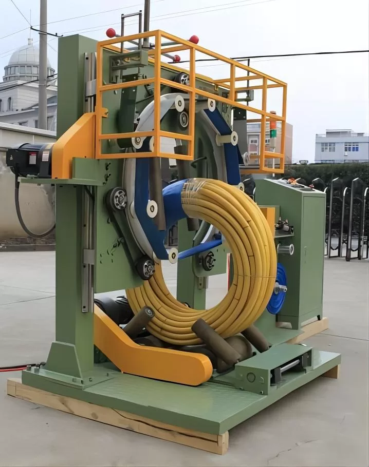 FPH400 Hose Coil Spiral Wrapper | Efficient Packaging Machine - Thumbnail 3