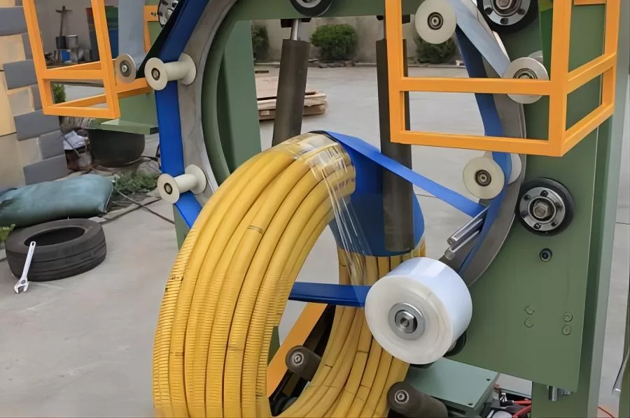 FPH400 Hose Coil Spiral Wrapper | Efficient Packaging Machine