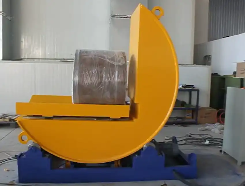 Heavy-Duty Mechanical Upender with Sliding Table System - Thumbnail 5