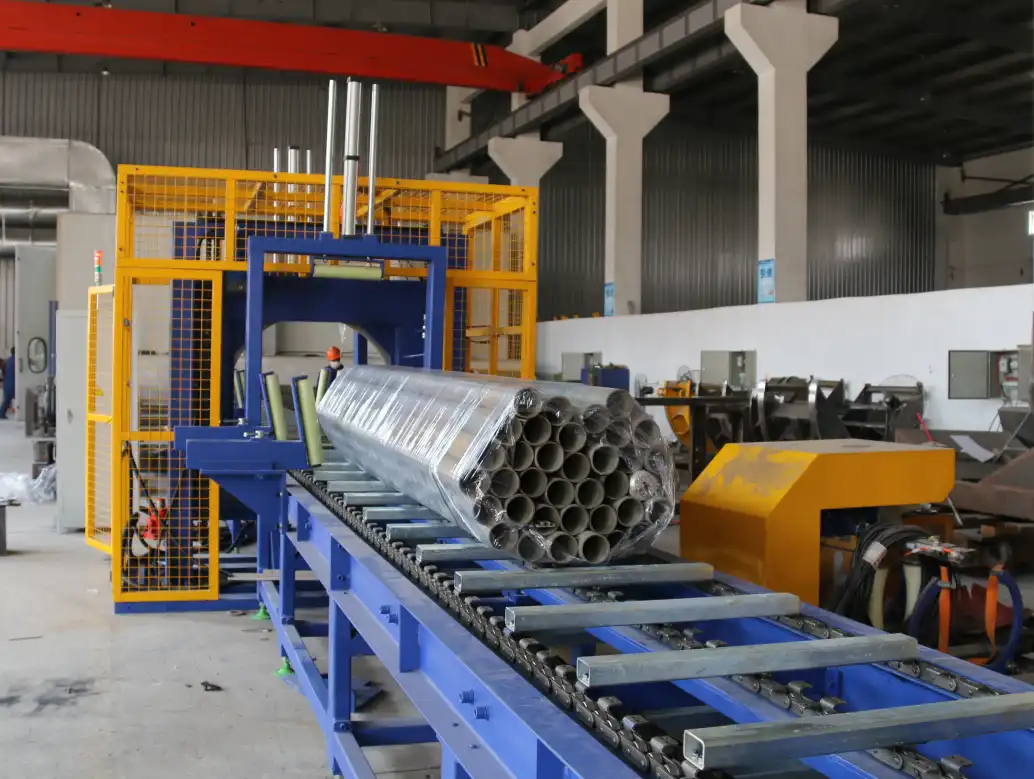 Horizontal Orbital Pipe Wrapping Machine