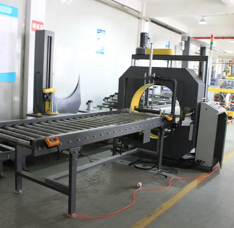 E600 Horizontal Spiral Stretch Wrapping Machine