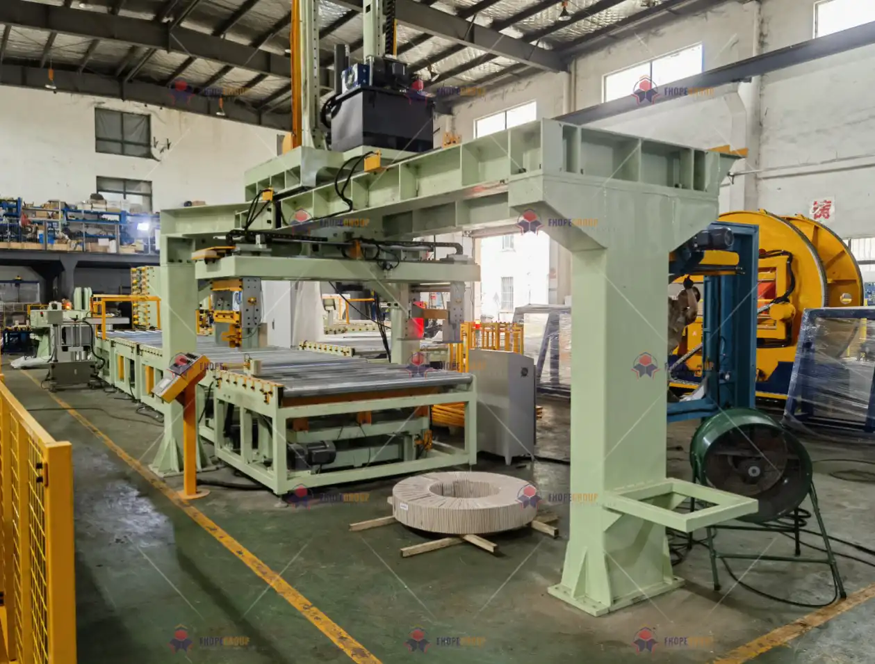 Automatic Slitting Coil Packaging Line with Turntable Stacker - Thumbnail 4