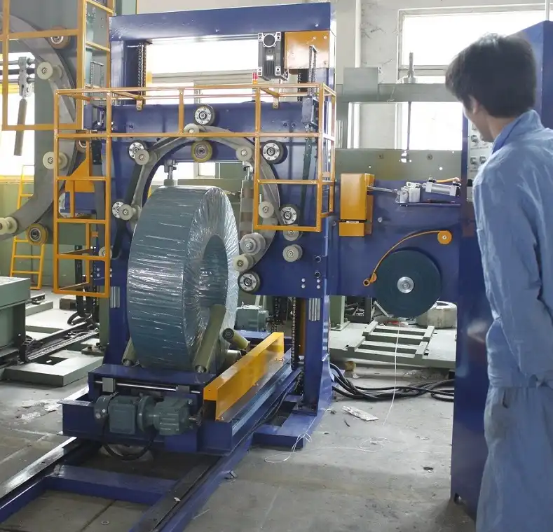 FPH-500W Industrial Hose Coil Wrapping Machine - Thumbnail 4